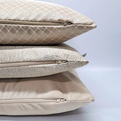 סט 3 כריות נוי טריו קומו אבן