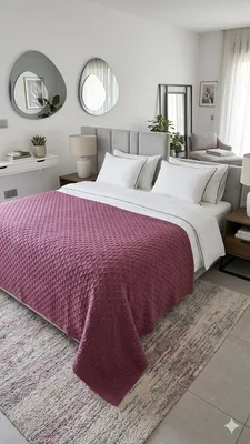 כיסוי מיטה טרה בורגונדי