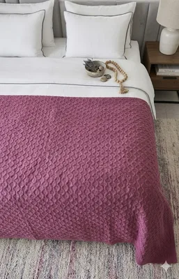 כיסוי מיטה טרה בורגונדי